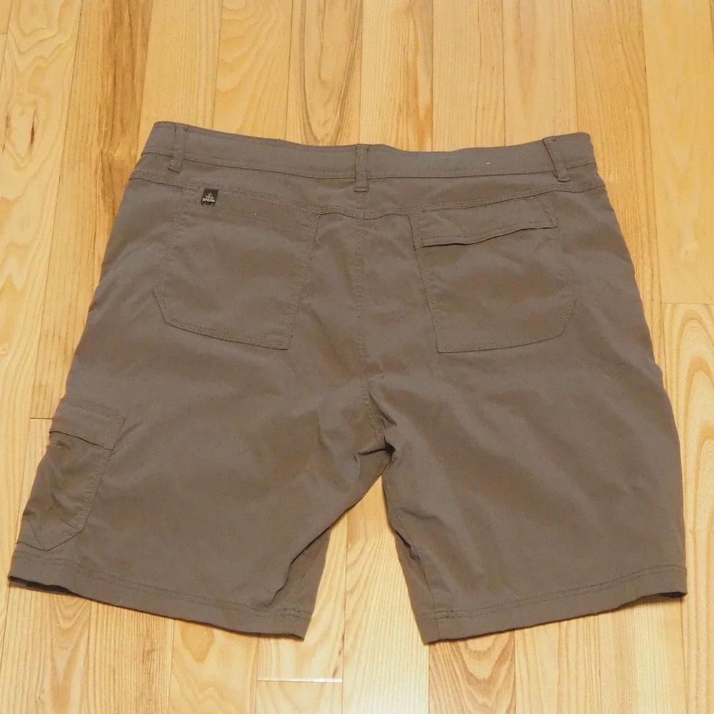 Prana Stretch Zion Cargo Shorts Men's 40x10 Olive Active Outdoor Hiking Fishing